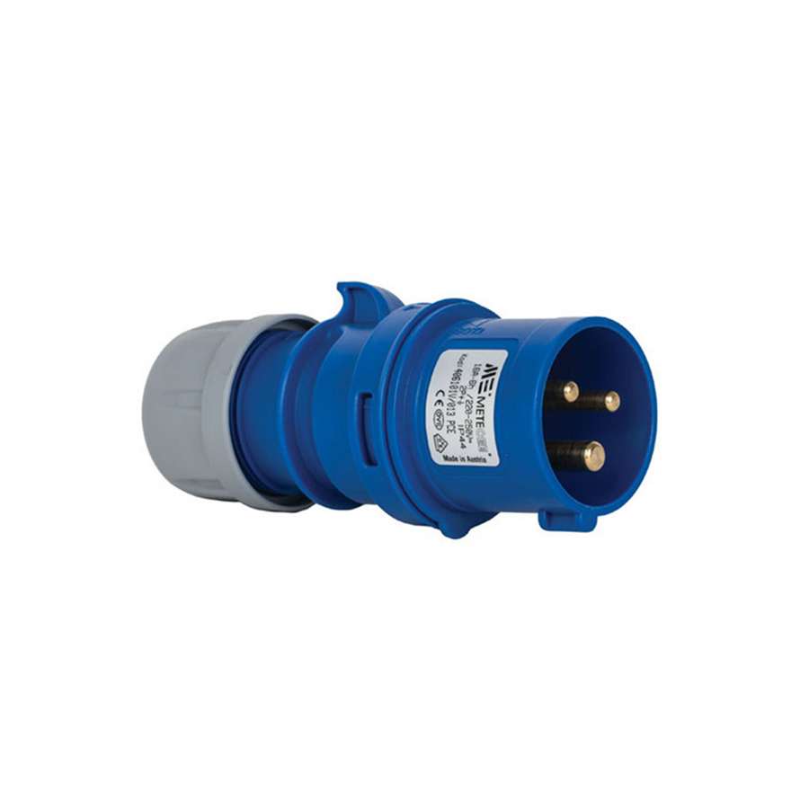 METE ENERJİ MT406101V 3X16A. IP44 DÜZ FIŞ (Vidali Bagl.)