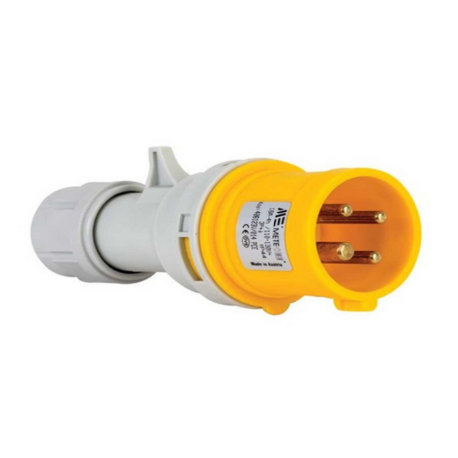 METE ENERJİ MT406123V 4X16A. IP44 DÜZ FIS 110V. Vidalı Baglı