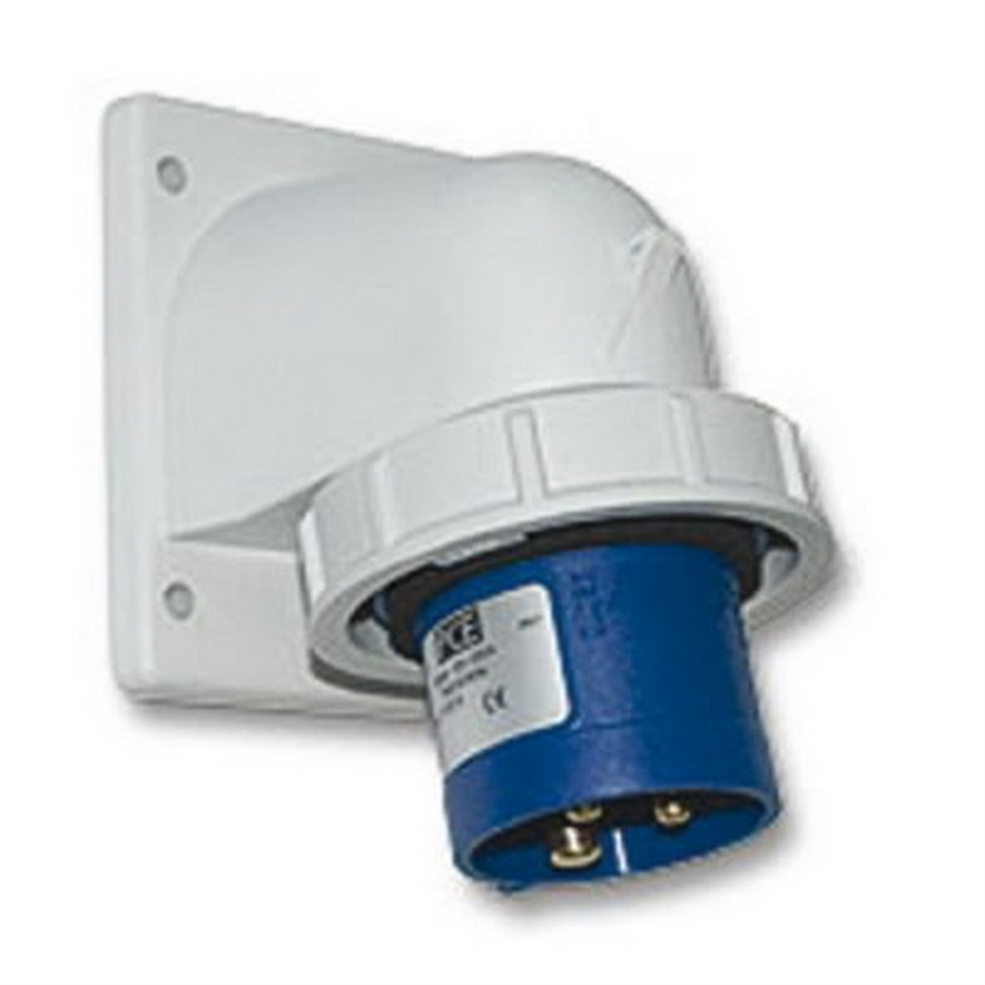 METE ENERJİ MT406204v 3X16A. IP67 MAKINE FISI -EGIK- Vidalı Baglı