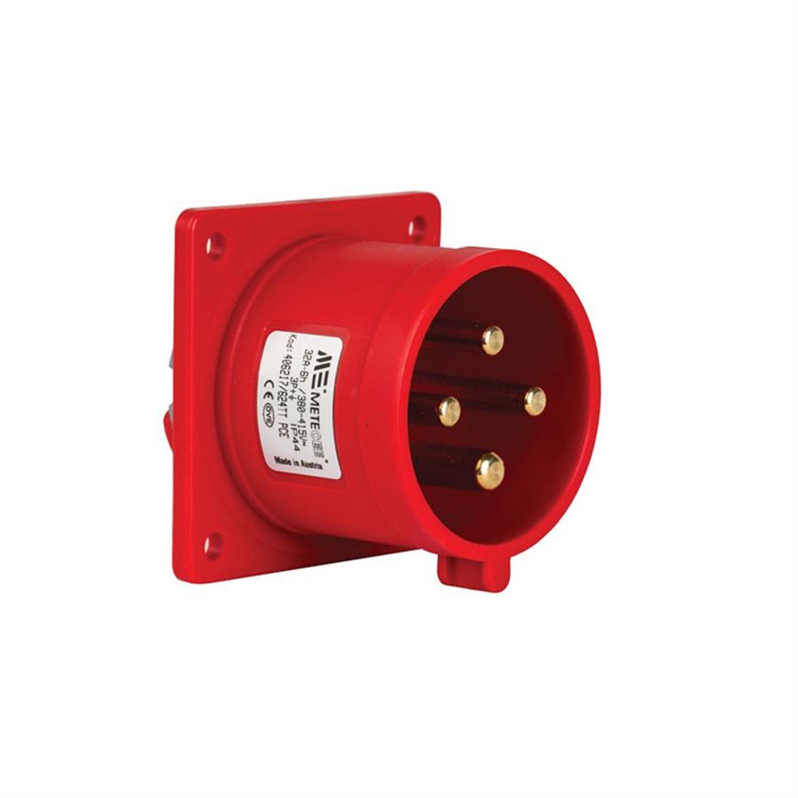 METE ENERJİ MT406217 4X32A. IP44 MAKINE FISI -DÜZ-