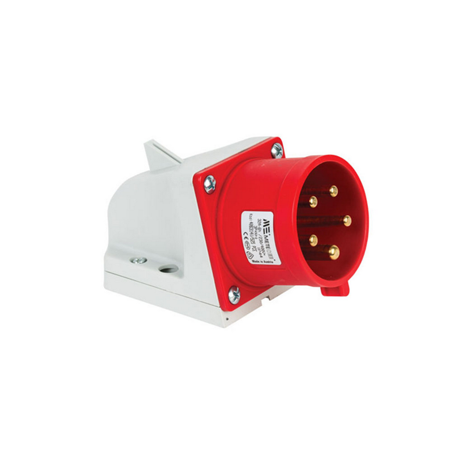 METE ENERJİ MT406314V 5X32A. IP44 DUVAR FISI -EGIK GÖVDELI-(Vidali Bag.)