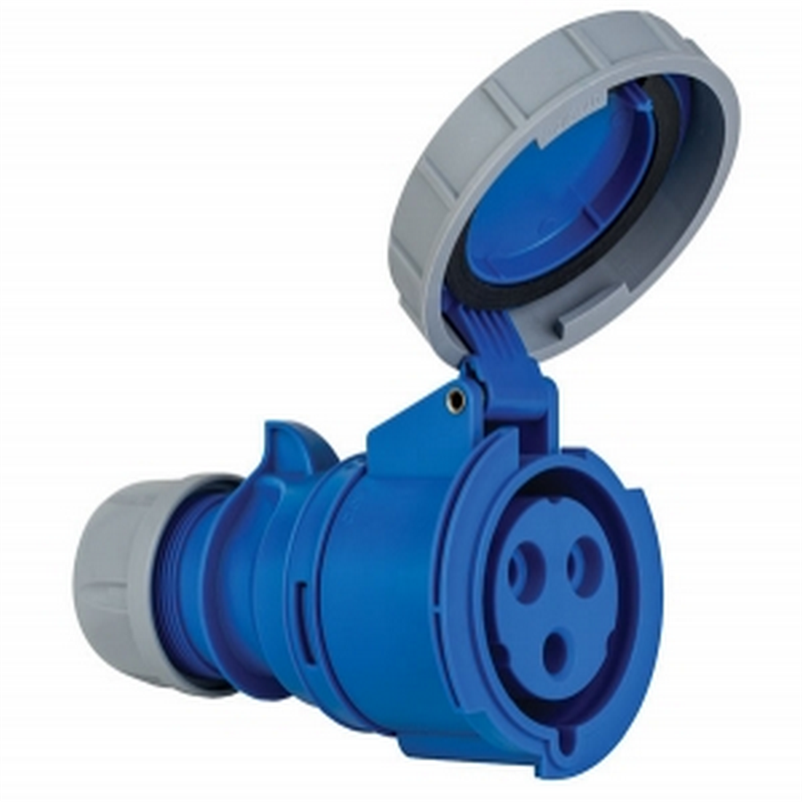 METE ENERJİ MT406408V 3X32A. IP67 UZATMA PRIZI-(Vidali Bagl.)