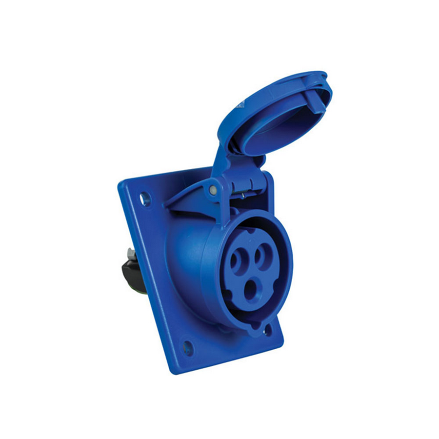METE ENERJİ MT406501V 3X16A. IP44 MAKINE PRIZI -EGIK-(Vidali Bagl.)