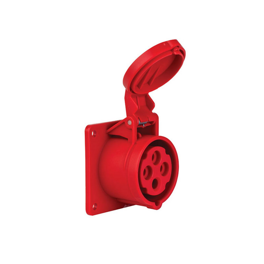 METE ENERJİ MT406506V 4X16A. IP44 MAKINE PRIZI -DÜZ-(Vidali Bagl.)