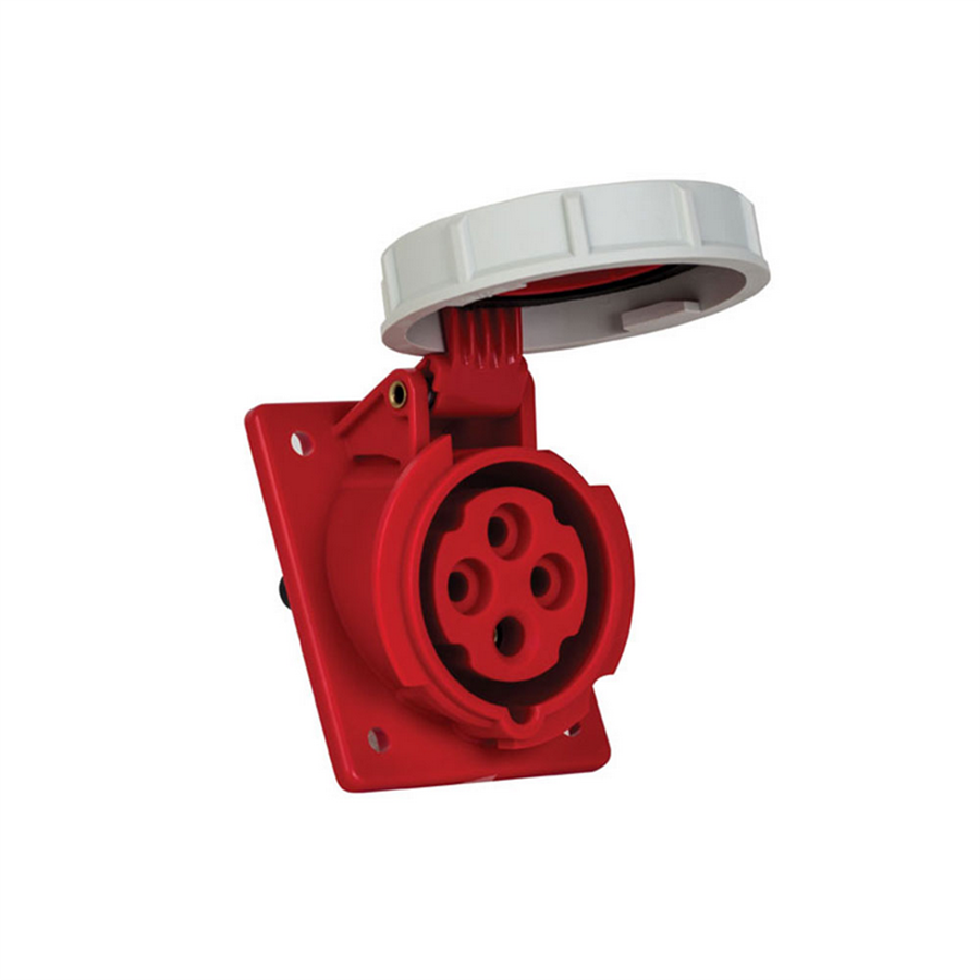 METE ENERJİ MT406507V 4X16A. IP67 MAKINE PRIZI -EGIK-(Vidali Bag.)