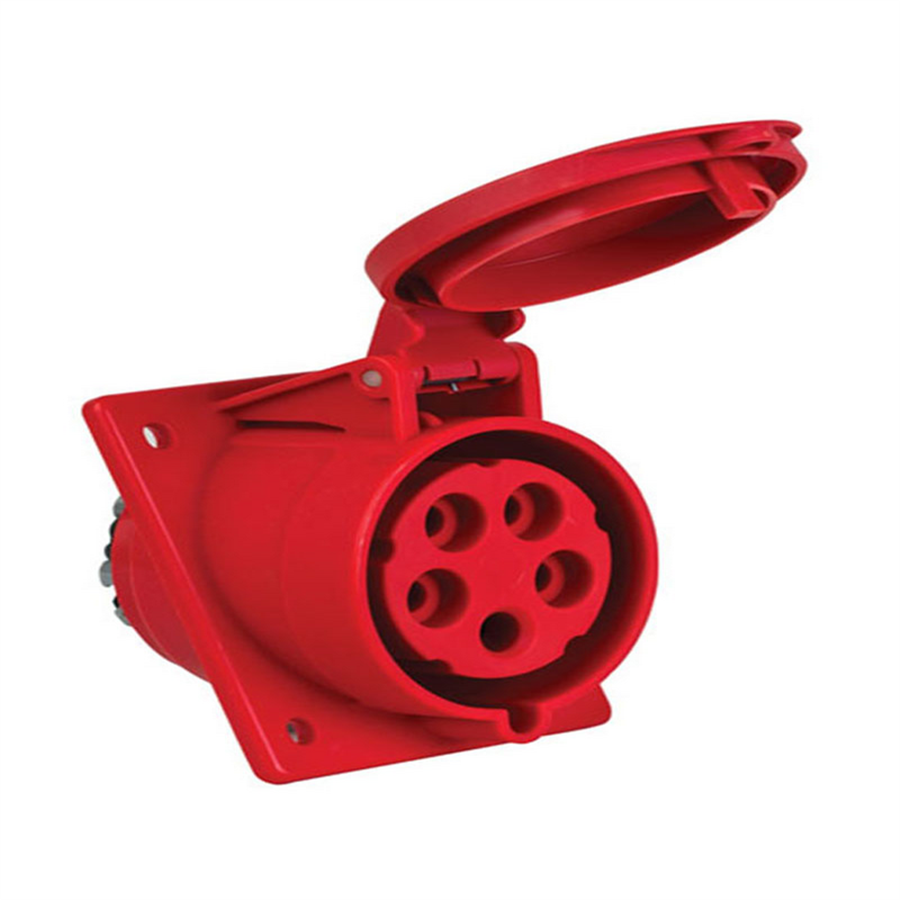 METE ENERJİ MT406521V 5X32A. IP44 MAKINE PRIZI -EGIK- (Vidali bagl.)