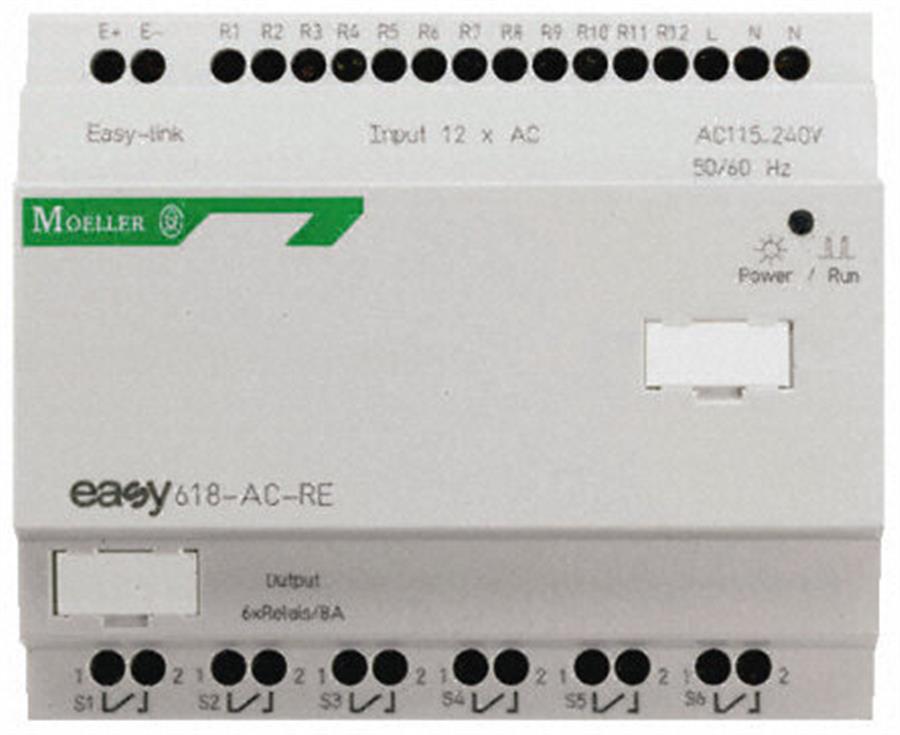 MOELLER MOEEASY620-DC-TE EASY GENIŞLEME MODÜLÜ- 24VDC 12DI / 8DO(T)