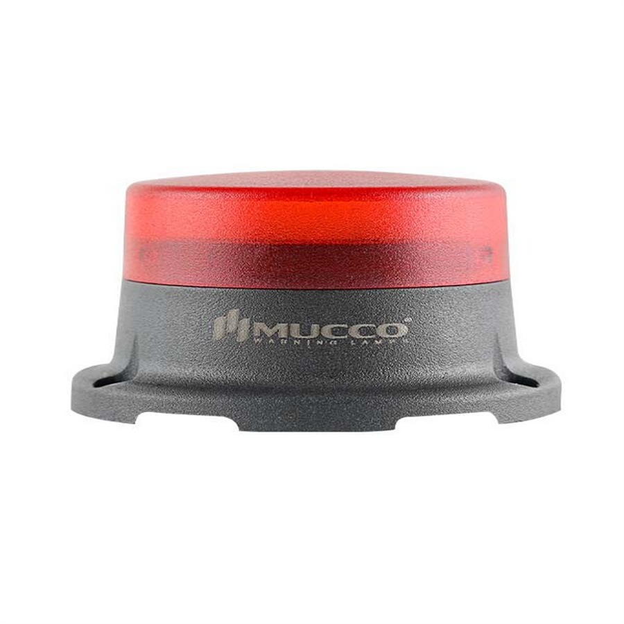 MUCCO MUC-SNT-1725 Ø70 MİNİ TEPE LAMBASI FLAŞÖR KIRMIZI 40-260V AC/DC