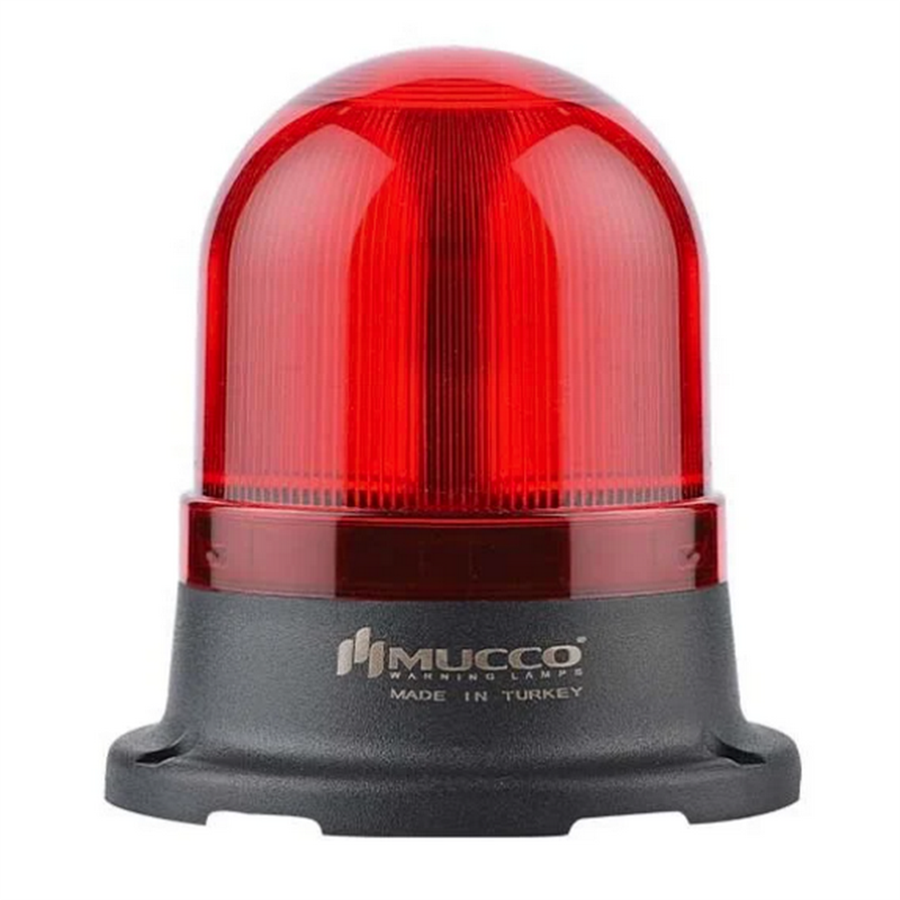 MUCCO MUC-SNT-725-S-1 Ø70 TEPE LAMBASI SABİT KIRMIZI 40-250V AC/DC