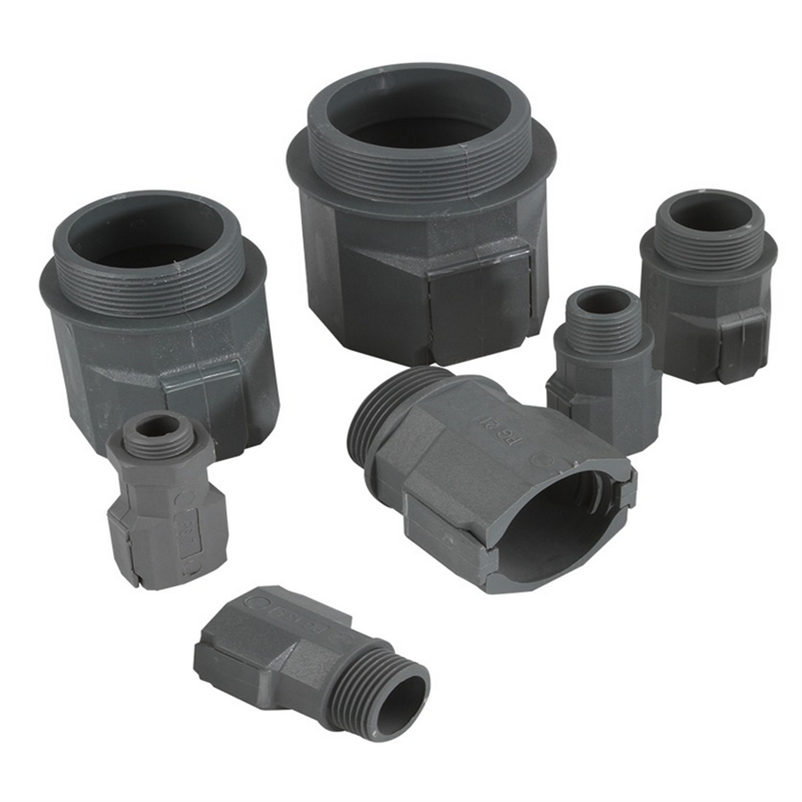 MUTLUSAN MTS057 097 213311 PROMEX PG 11 PLASTİK KABLO RAKORU GRİ