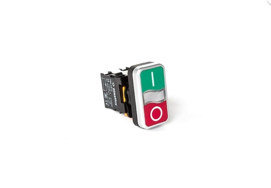 PLASTİM PLSTM-PB0-AL73415 İkiz Buton 1N0+1NC