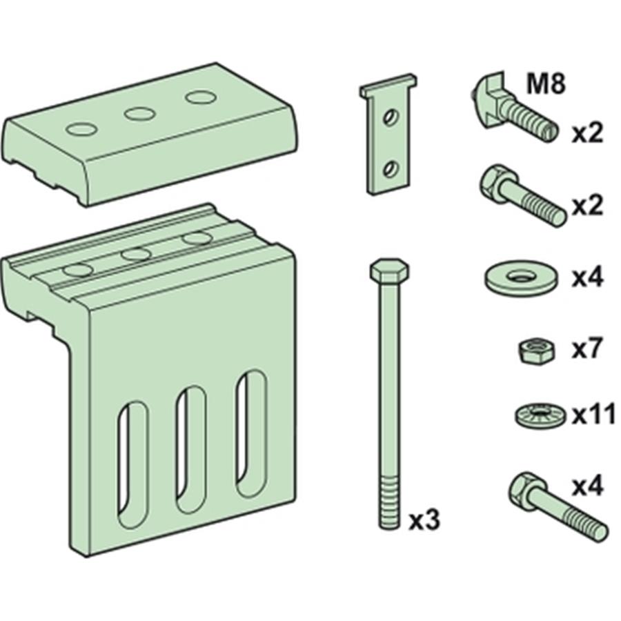 SCHNEIDER SCH04638 4000A CONN.PL.10MM H.BB.V.FLAT