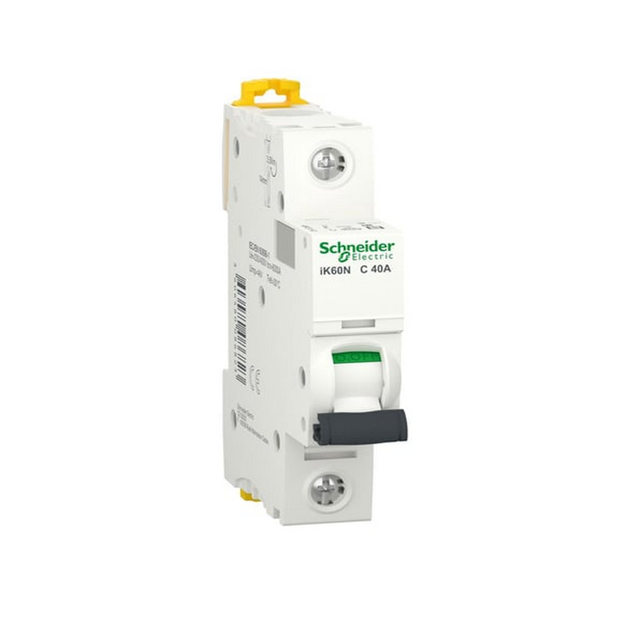 SCHNEIDER SCHA9K24140 Acti9 iK60N 1P 40A, 6kA C eğrisi Otomat