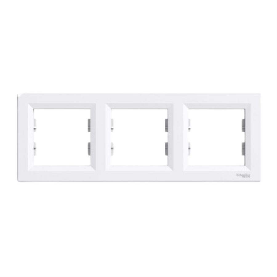 SCHNEIDER SCHEPH5800321 Asfora Üçlü çerçeve Yatay