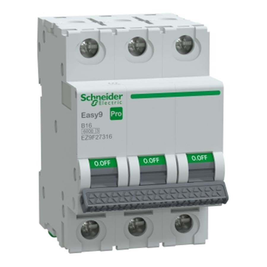 SCHNEIDER SCHEZ9F27316 Pro Sigorta 3P B Eğrisi 16A  6 kA
