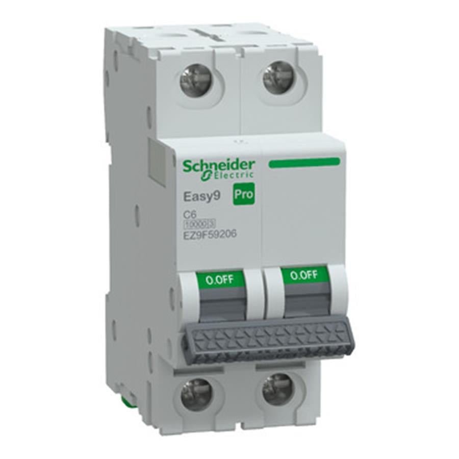 SCHNEIDER SCHEZ9F59206 Pro Sigorta  2P C Eğrisi 6A 10 kA