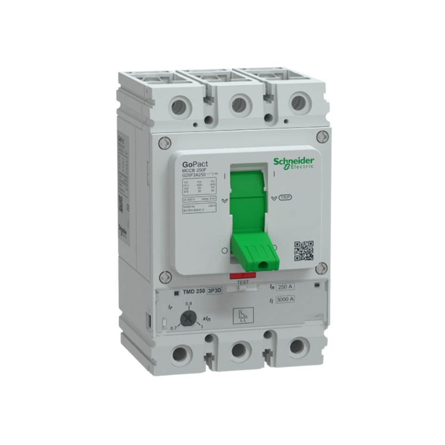 SCHNEIDER SCHG25F3A250 GOMCCB 250F 3P3D 250A Ayarlanabilir