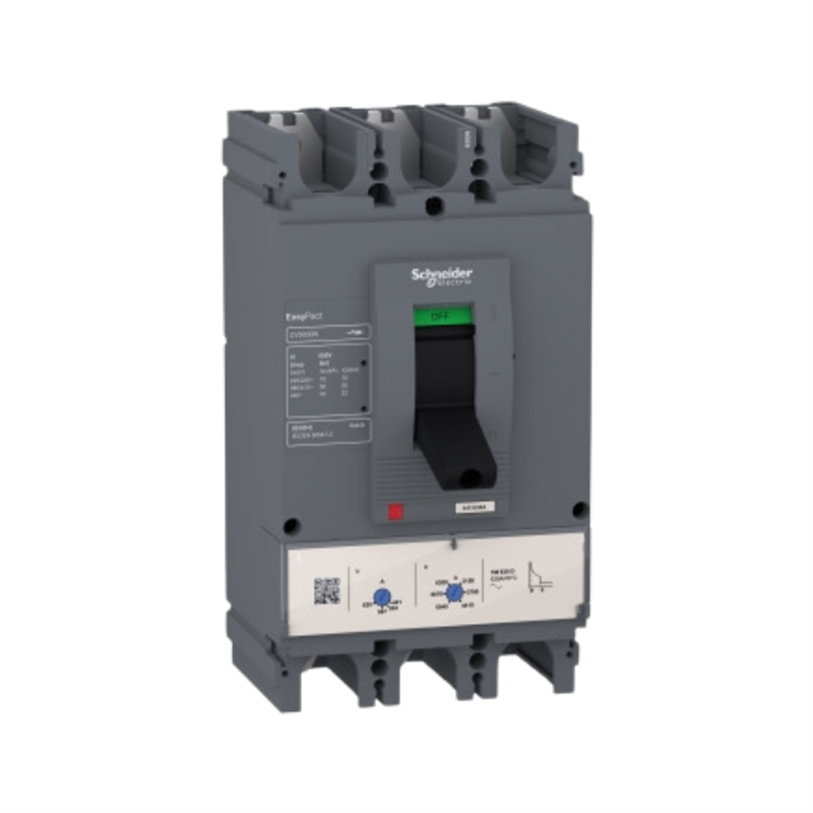 SCHNEIDER SCHLV563317 EasyPact CVS630H 630A TMD 50kA 3P 3D