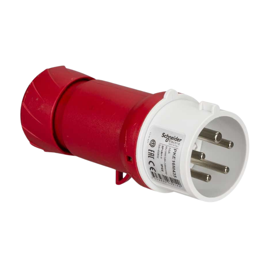 SCHNEIDER SCHPKE16M434 4x16A, trifaze, 3P+T, IP44, VİDALI BAĞLANTI, Düz F