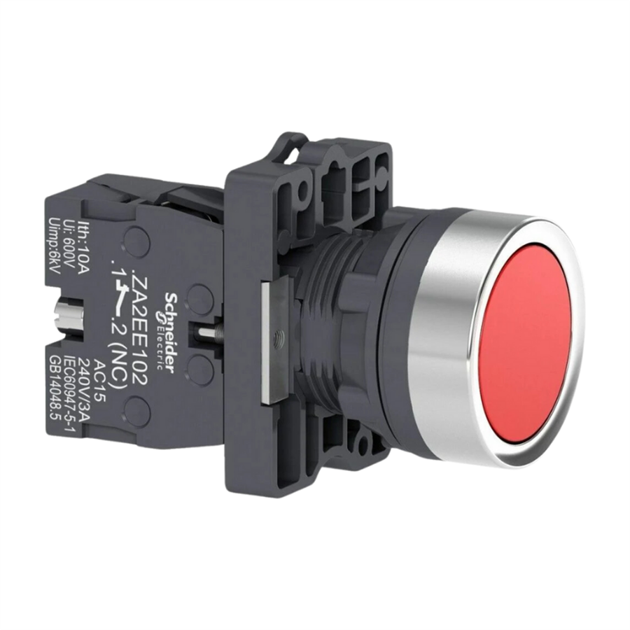 SCHNEIDER SCHXA2EA42 1 NK Kırmızı Yaylı Buton