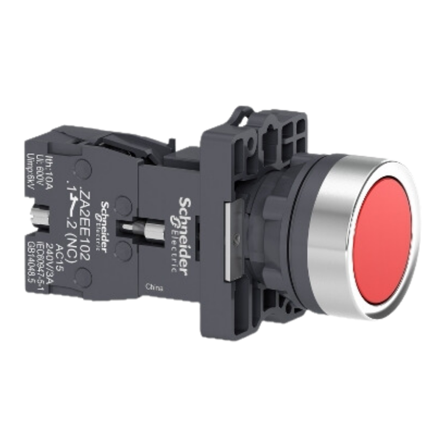 SCHNEIDER SCHXA2EH042 1 NK Kırmızı Kalıcı buton