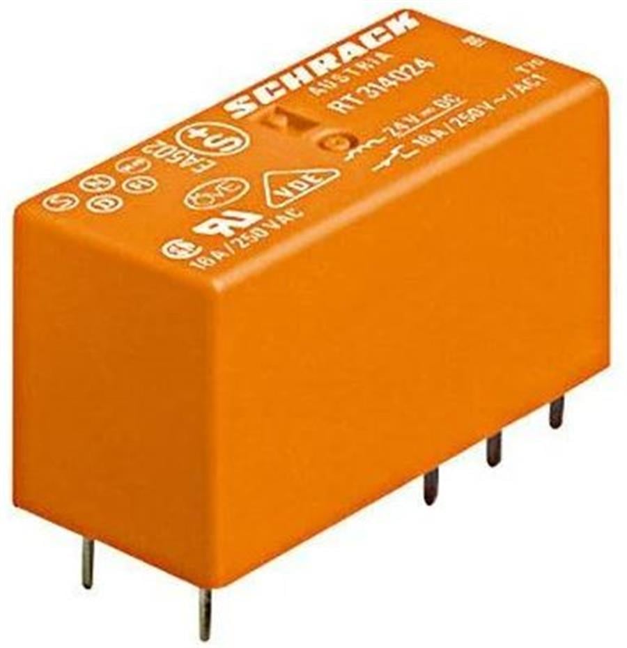 SCHRACK RL9-1393239-8 RT 314024 024DC 1K 16A PCBRÖLE