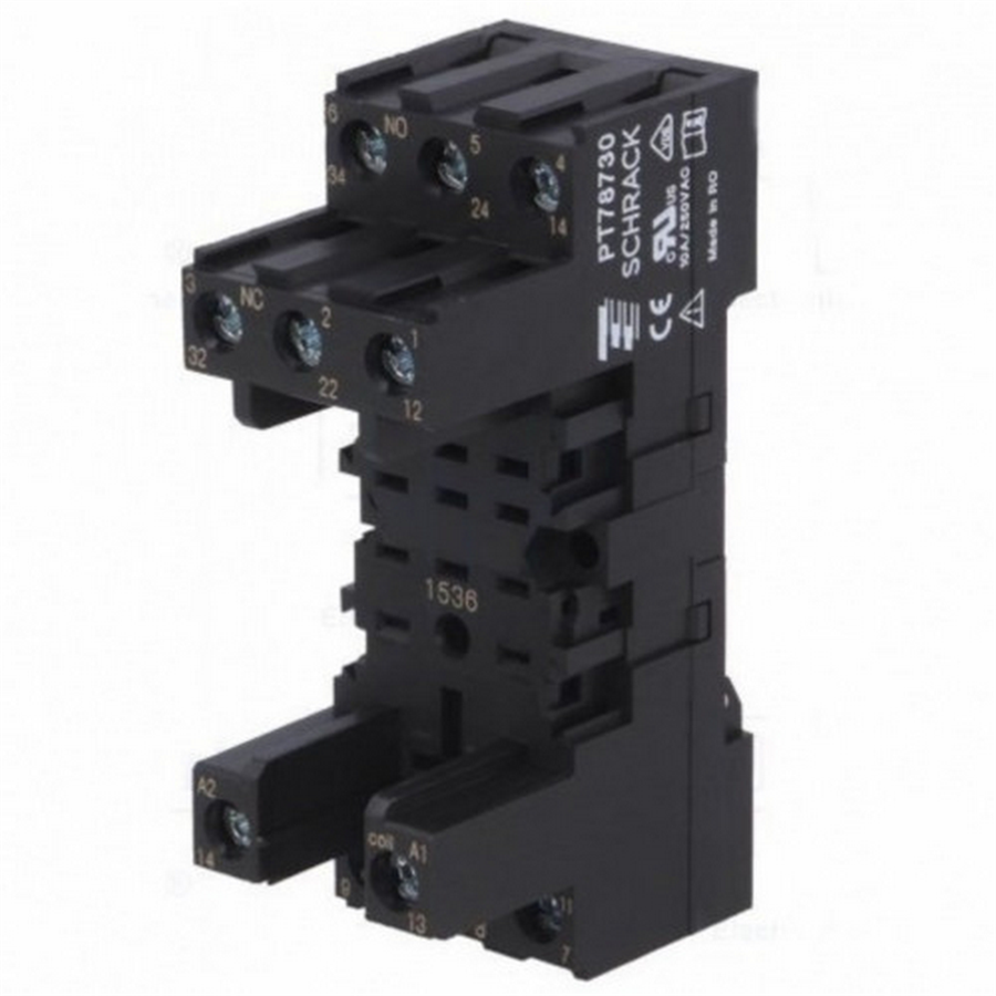 SCHRACK RL9-1415071-1 PT 78730  11 PİN SOKET RAY TİP