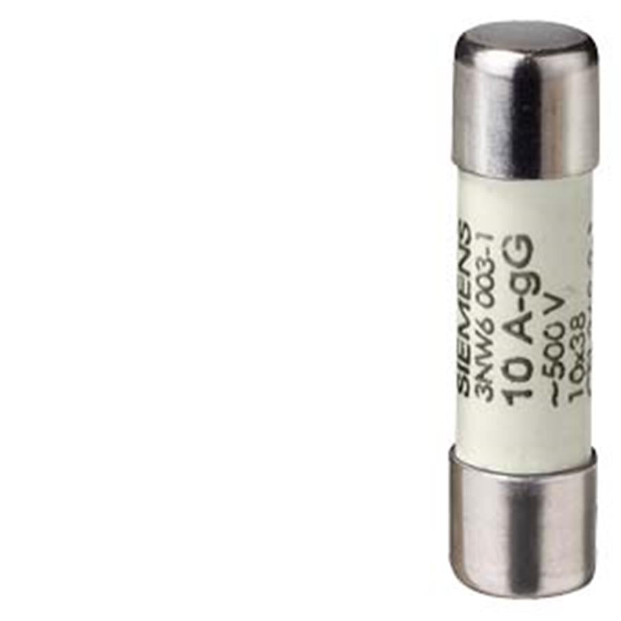 SIEMENS SMS3NW60011 KARTUŞ SİGORTA 10x38mm 6A gG 500V