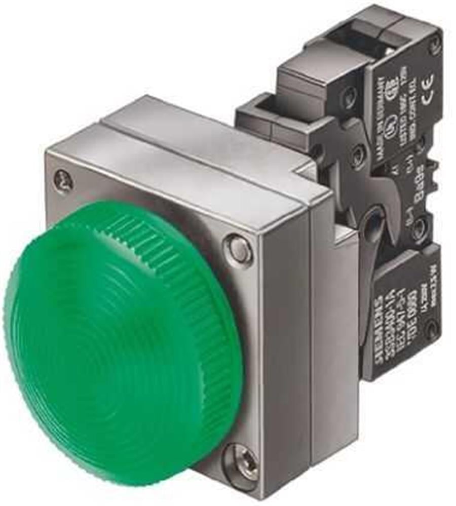SIEMENS SMS3SB3604-6BA40 3SB3 METAL SERİ 22mm, KOMPLE SİNYAL LAMBASI 250V '