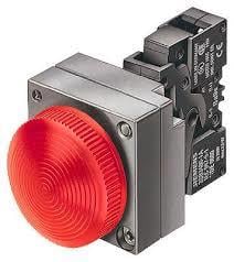 SIEMENS SMS3SB3652-6BA20 3SB3 METAL SERİ 22mm, KOMPLE SİNYAL LAMBASI, 230V