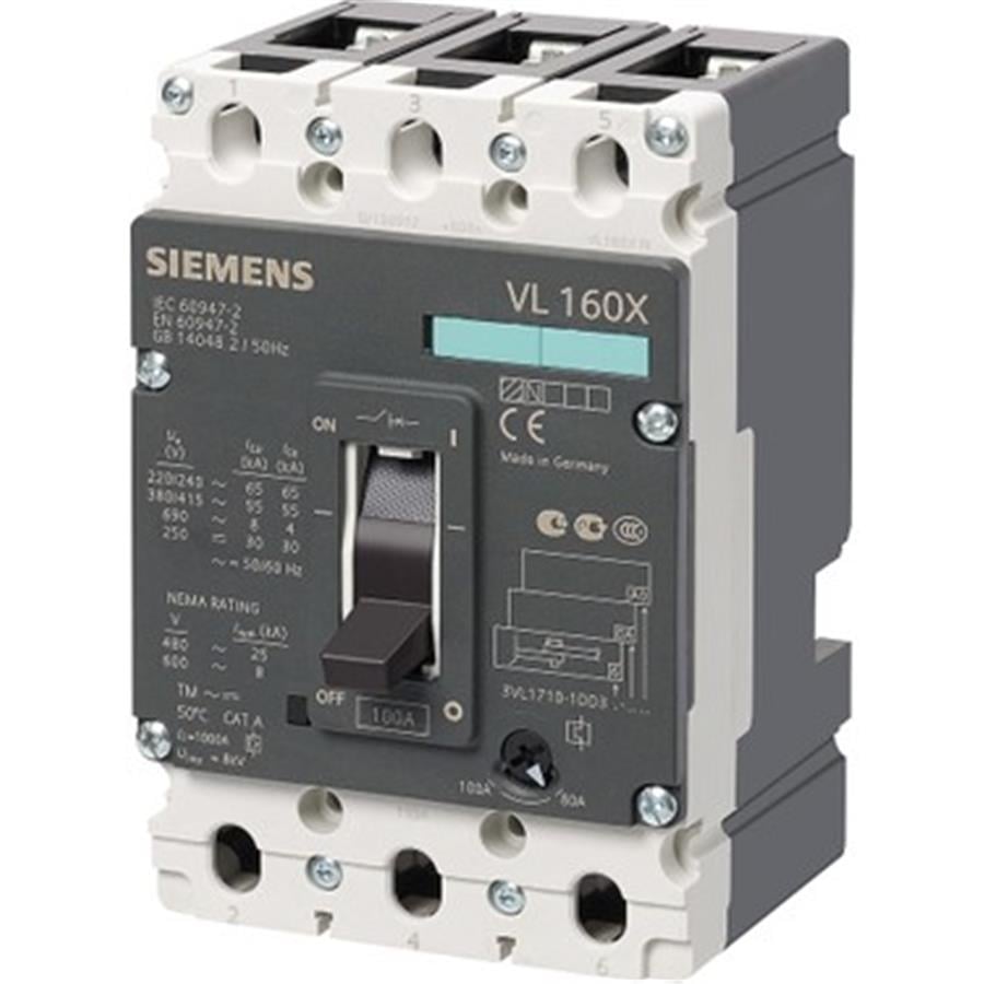 SIEMENS SMS3VL1712-1DD33-0AA0 SENTRON SERİSİ KOMPAKT TİP TERMİK MANYETİK GÜÇ ŞAL