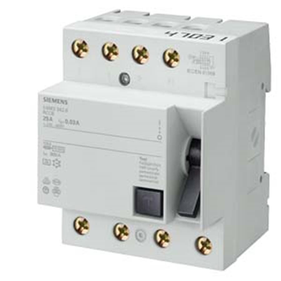 SIEMENS SMS5SM3648-6 100A 300MA TIP A 4P KAÇAK AKIM KORUMA RÖLESİ