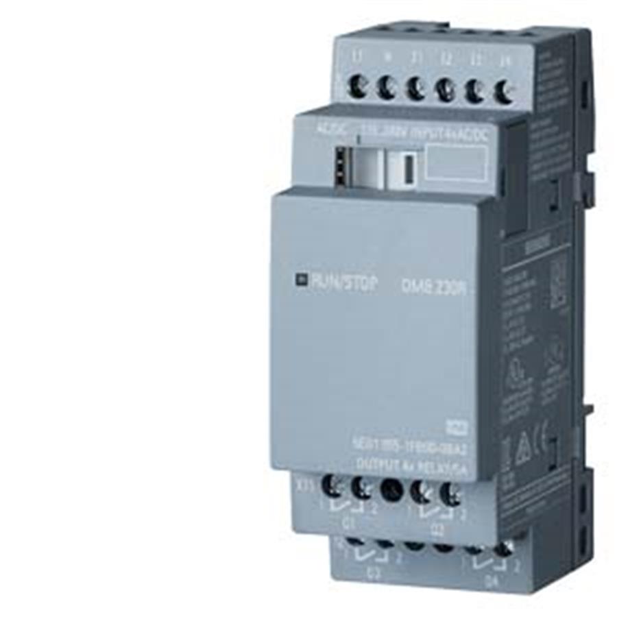 SIEMENS SMS6ED1055-1FB00-0BA2 LOGO! DM8 230 R, 230V/230V/ Röle , 4DI / 4D0