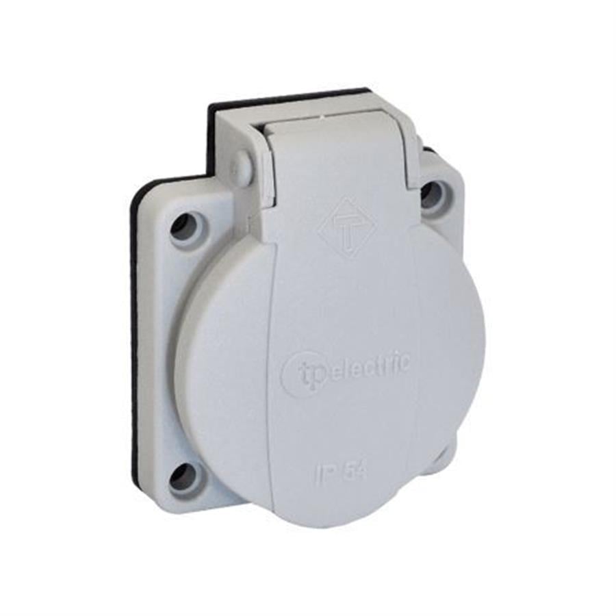 TP ELEKTRİK TP-3101-310-0600 1x16A - Pano Prizi (16A) (Gri)