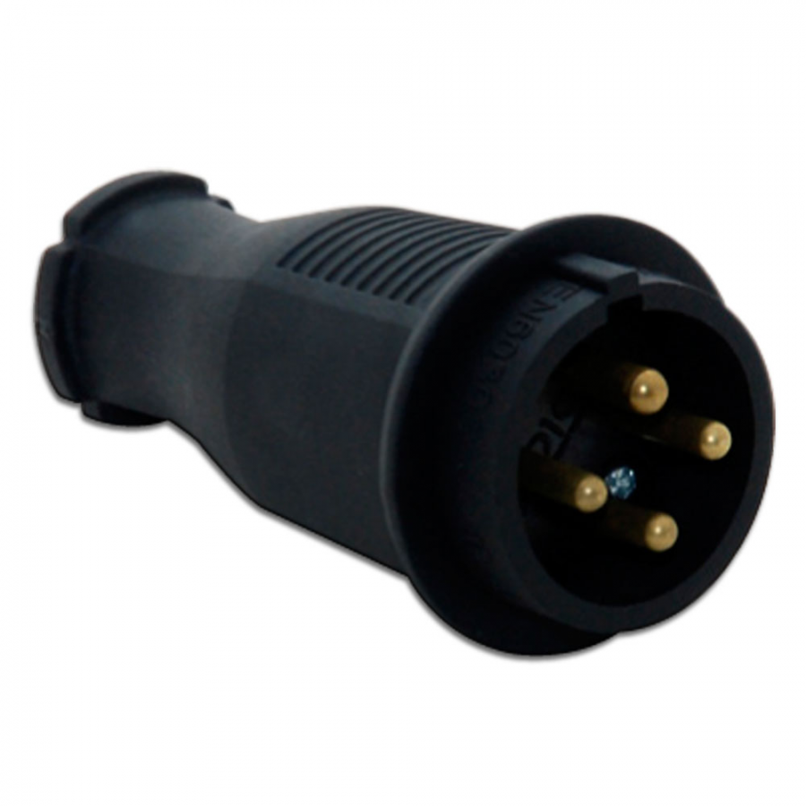 TP ELEKTRİK TP-3102-301-0300 3x16A - Kauçuk Düz Fiş