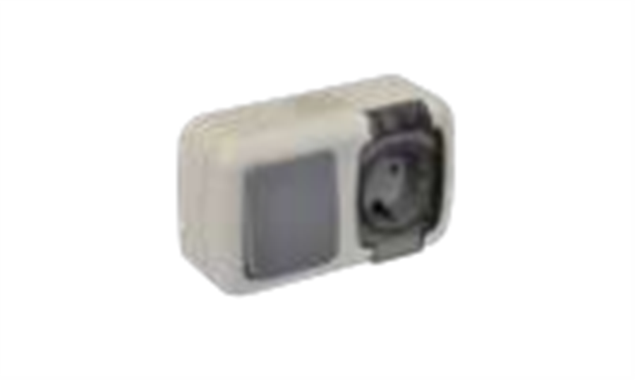 TP ELEKTRİK TP-3201-101-0601 Anahtar + Kapaklı Topraklı Priz (yatay)