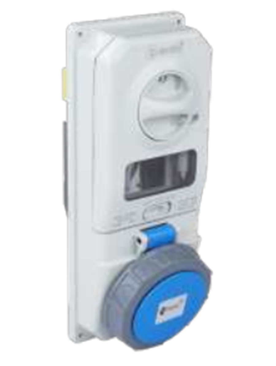 TP ELEKTRİK TP-3421-460-0600 3x16A - Panoya Montaj Interlocked (sigortalı)
