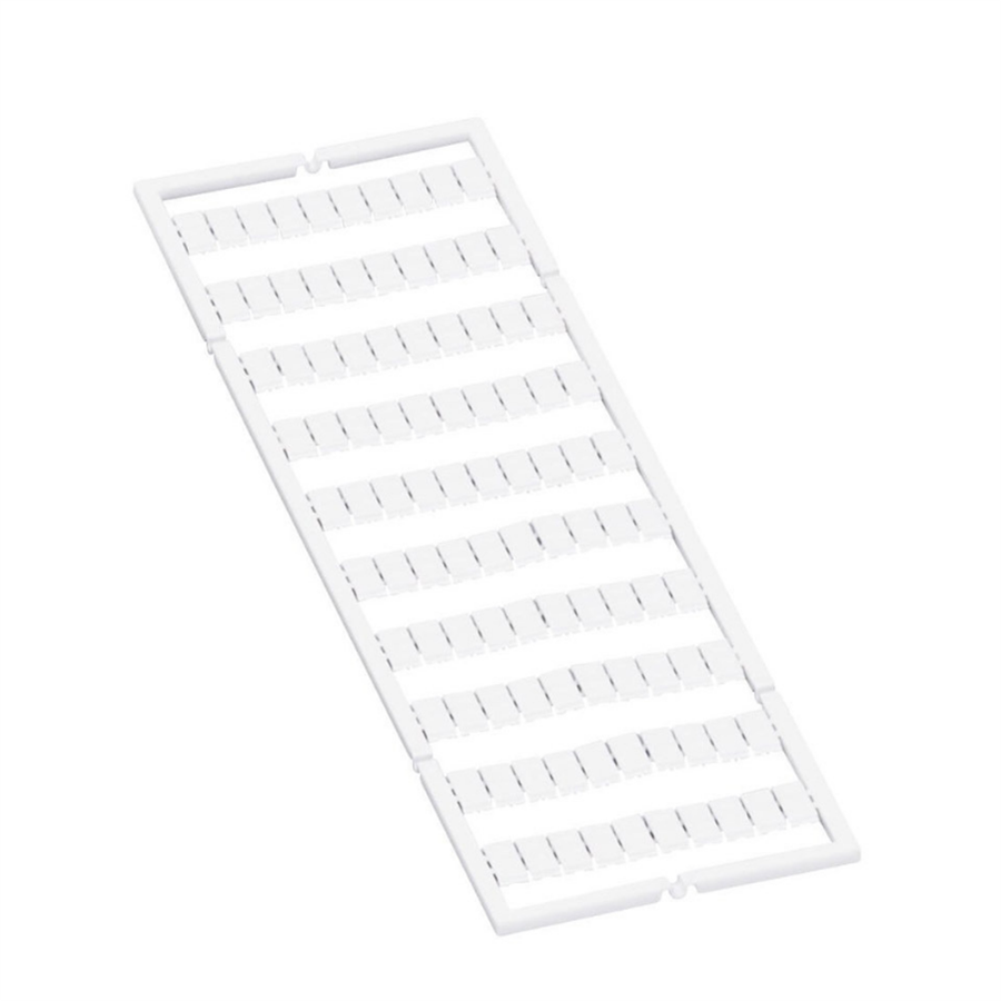 WAGO WAGO-793-5507 51..100 (2x) 5- 5,2mm Etiket Kartı Beyaz 1 Plaka