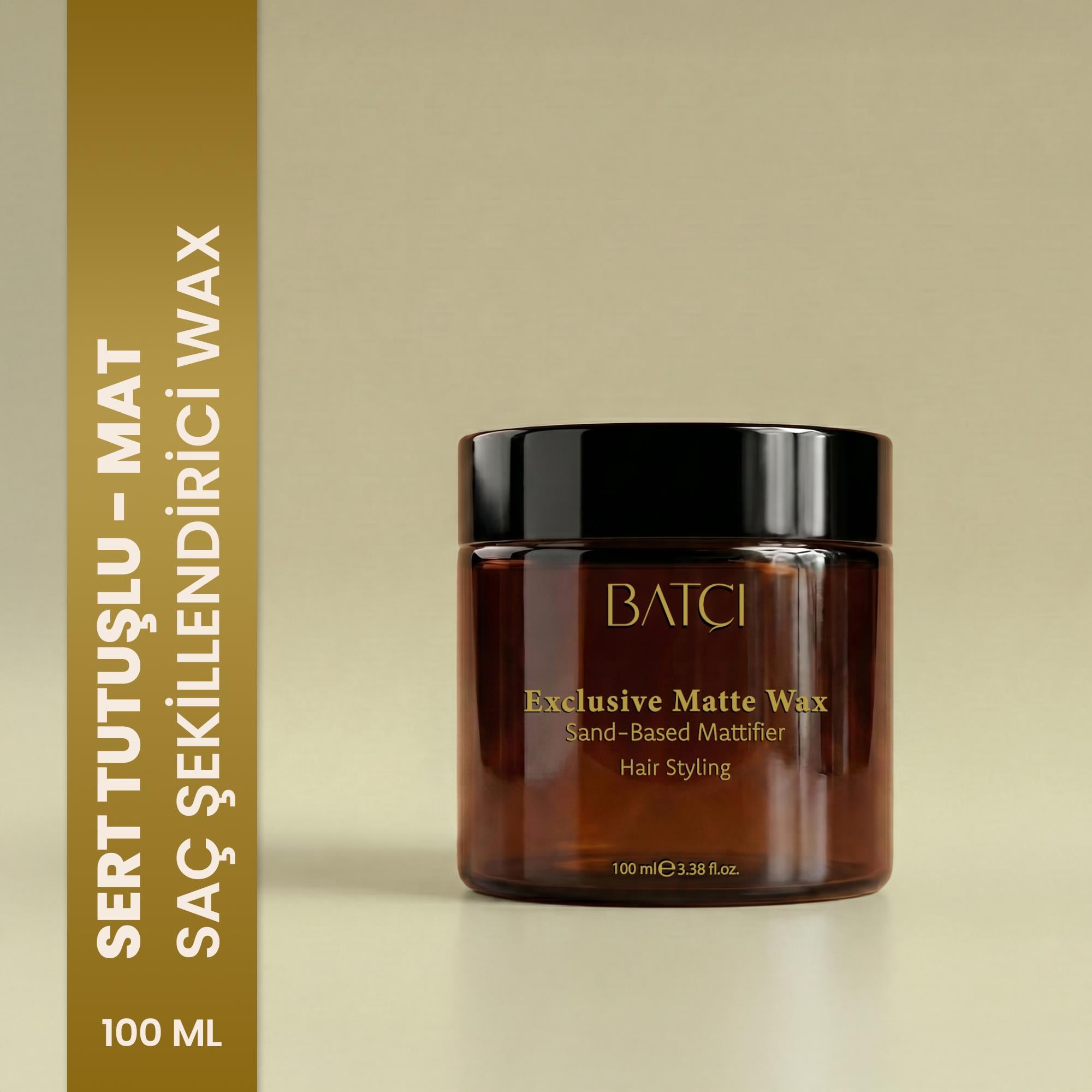  Güçlü Tutuş ve Doğal Görünüm Mat Wax Saç Şekillendirici 100 ML