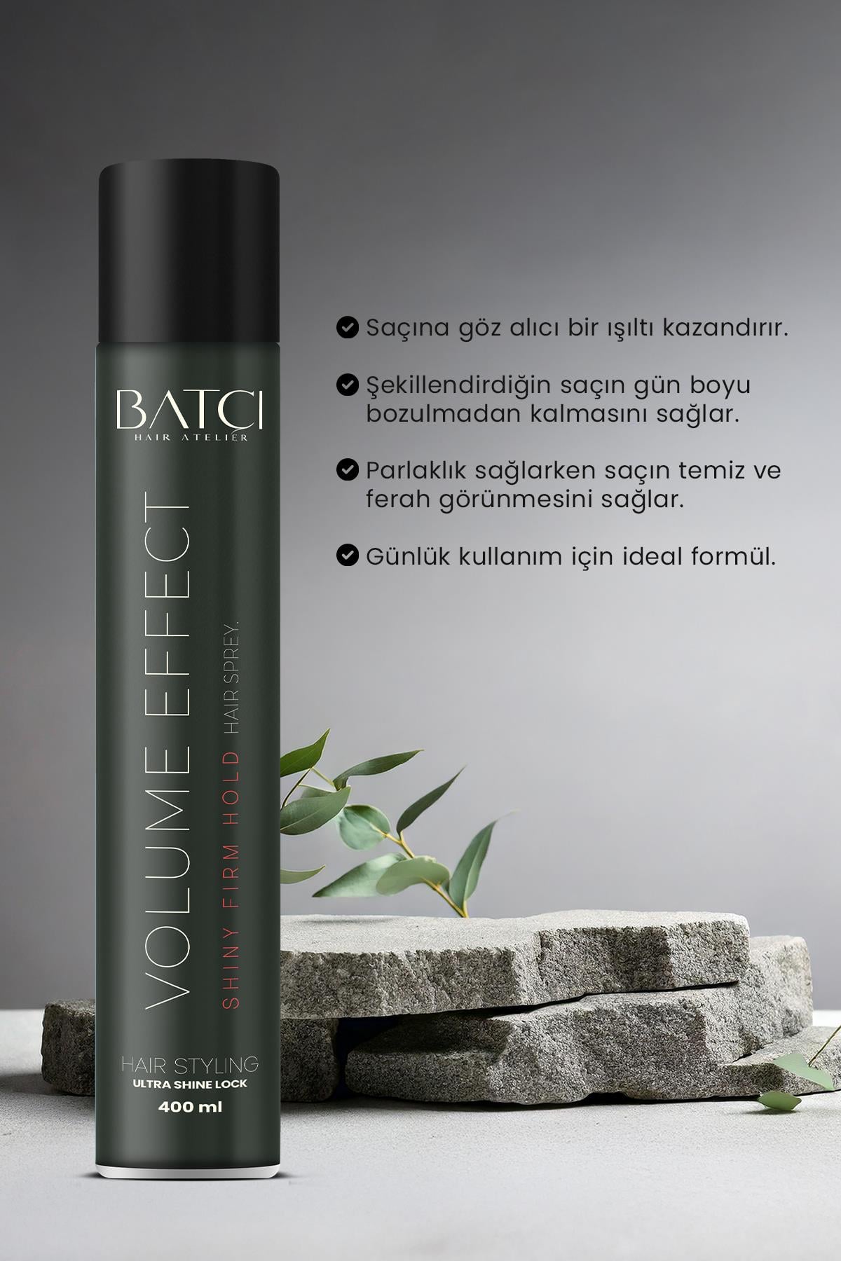  Shiny Firm Hold Saç Spreyi 400 ML | Volume Effect Güçlü Yüksek ve Parlak Tutuşlu