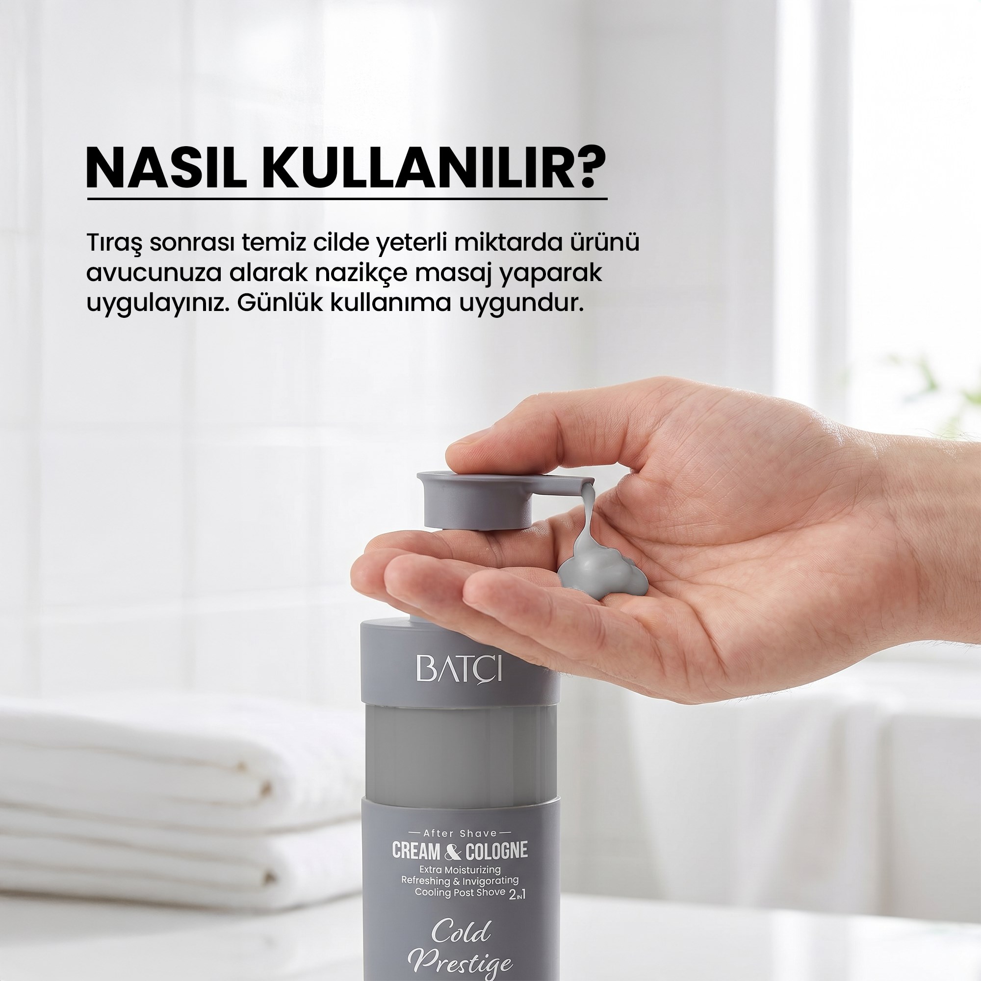 2si 1 Arada Tıraş Sonrası Krem Kolonya – Nemlendirici, Ferahlatıcı