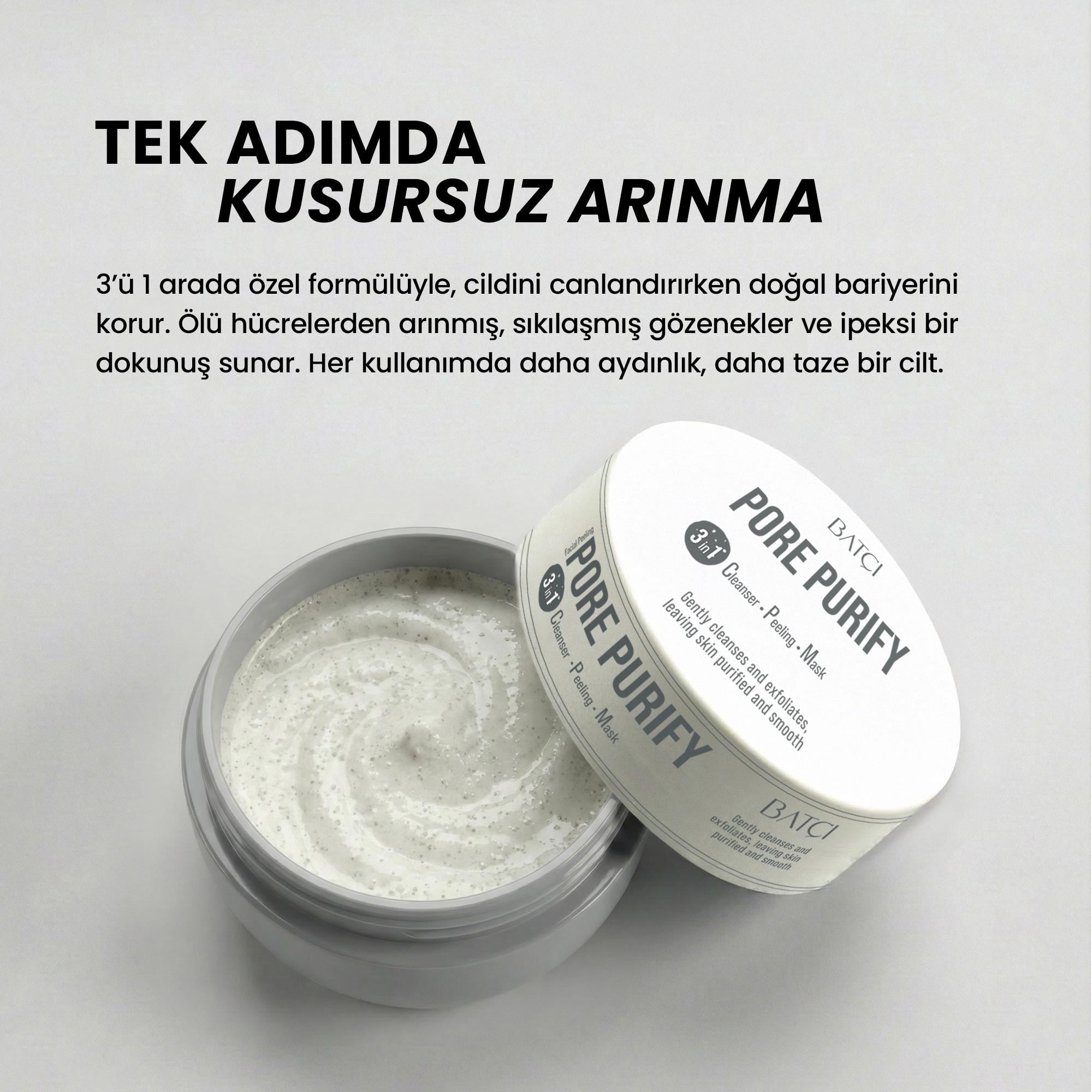 3ü1 Arada Yüz Peelingi 