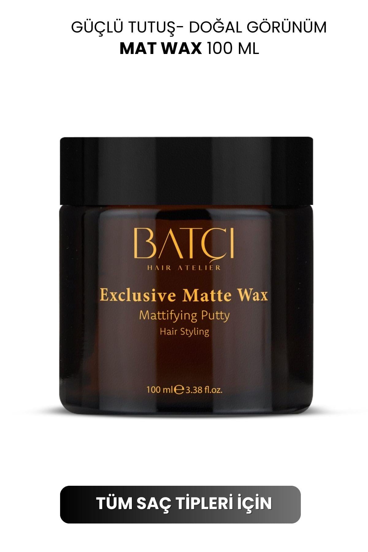 Exclusive Matte Güçlü Tutucu Saç Şekillendirici Mat Wax 100ml 2li Avantajlı Set