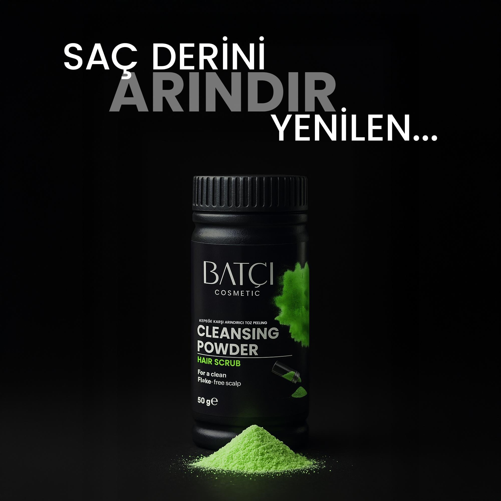 Kepeğe Karşı Arındırıcı Saç Derisini Temizleyen ve Ferahlatan Toz Saç Peelingi 50g