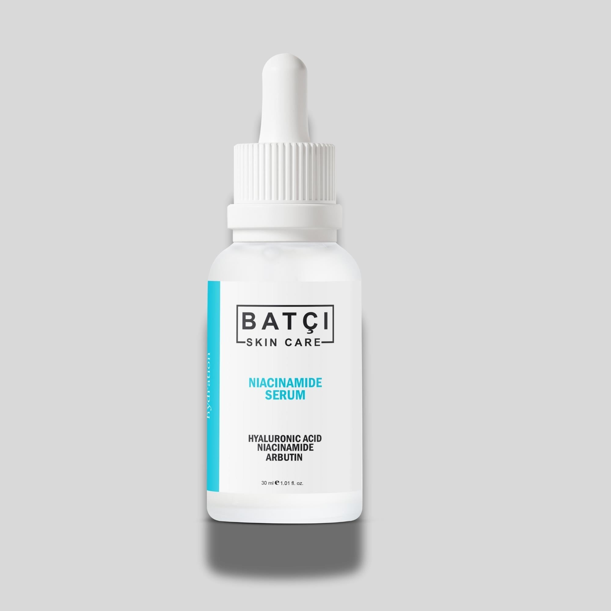 Nemlendirici ve Aydınlatıcı Hyalüronik Asit, Arbutin, Niacinamide Serumu - 30ml