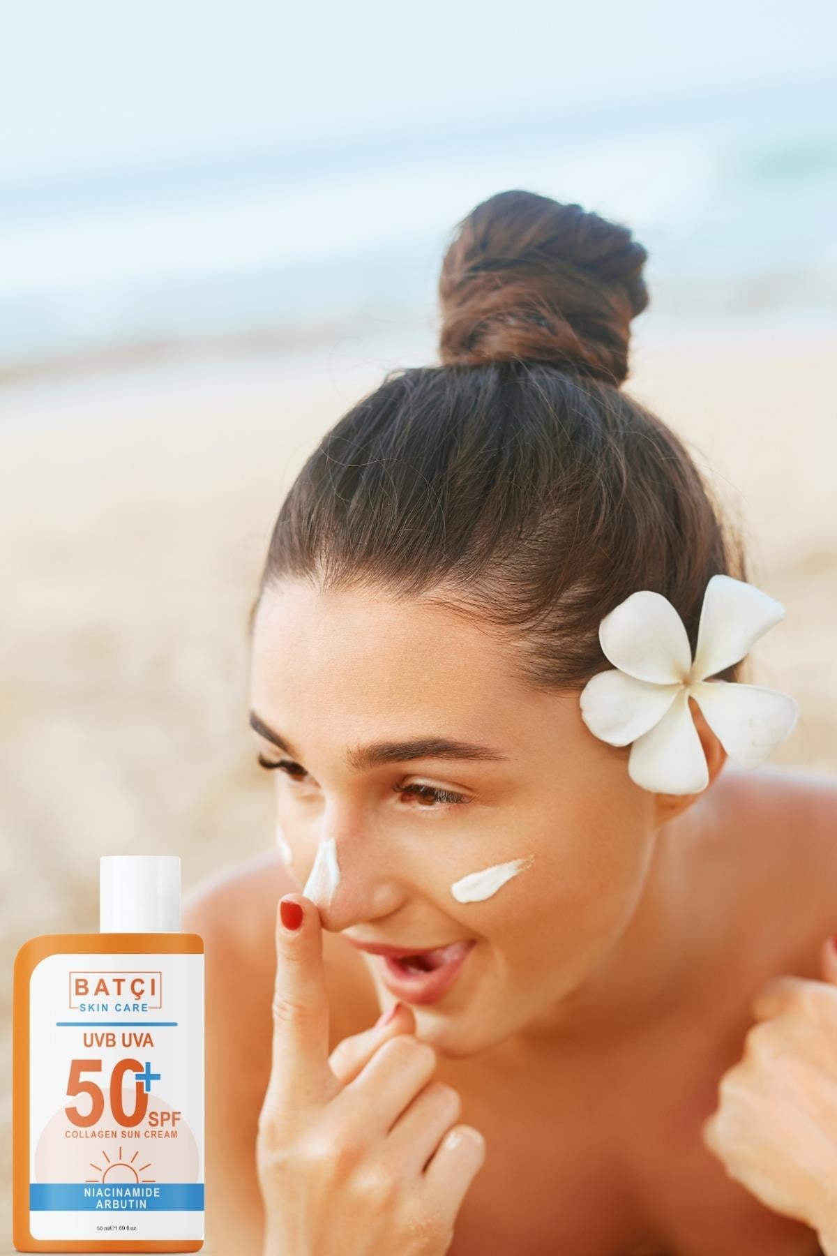 Nemlendirici ve Leke Karşıtıcı Yüksek Koruyuculu 50 spf+ Güneş Kremi 50ML