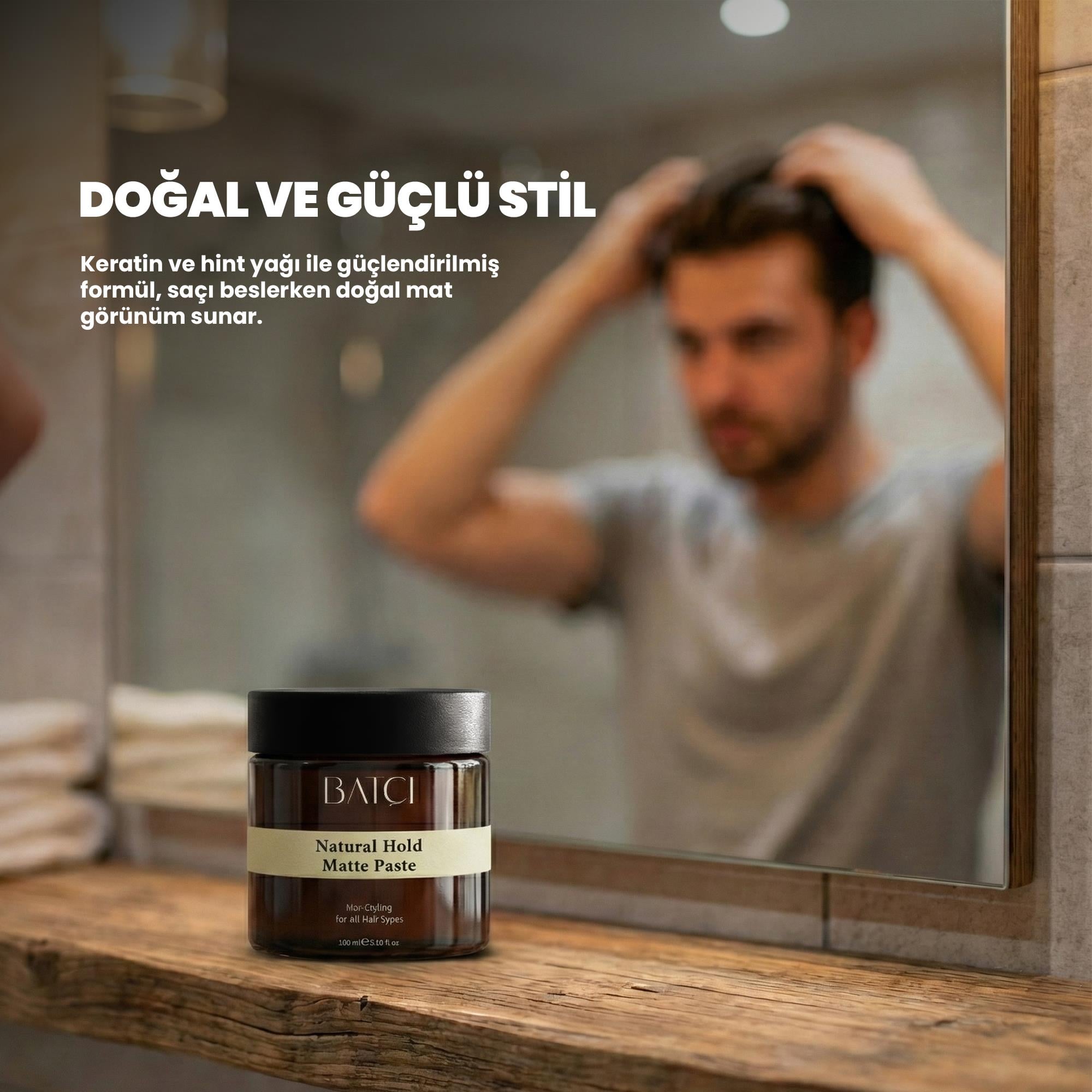 Orta Tutuşlu Mat Wax