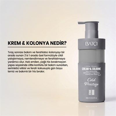 2si 1 Arada Tıraş Sonrası Krem Kolonya – Nemlendirici, Ferahlatıcı