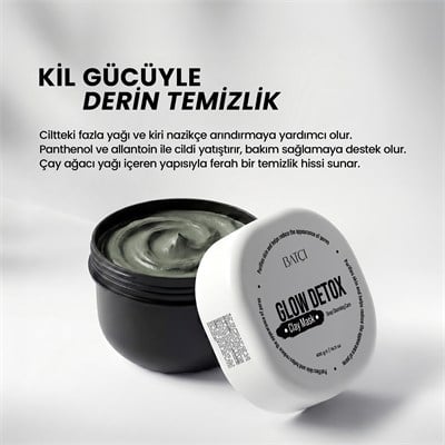 Arındırıcı Kil Maskesi 300 ML – Kaolin & Bentonite İçerikli Gözenek Temizleyici Detox Clay Mask