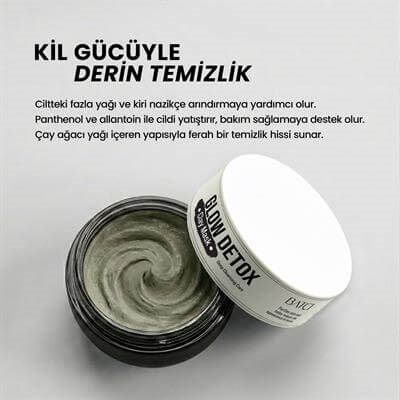 Arındırıcı Kil Maskesi 300 ML – Kaolin & Bentonite İçerikli Gözenek Temizleyici Detox Clay Mask